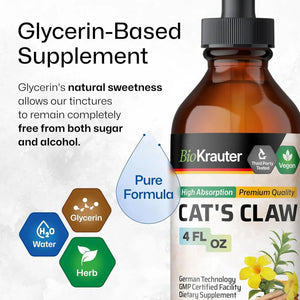 BIOKRAUTER - BIO KRAUTER Cats Claw Herbal Liquid Extract 4 Fl.Oz. - The Red Vitamin MX - Suplementos Alimenticios - {{ shop.shopifyCountryName }}