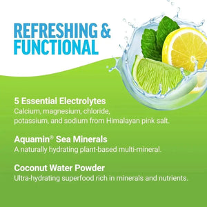 FORCE FACTOR - Force Factor Liquid Labs Electrolytes Powder Lemon Lime 20 Paquetes 2 Pack - The Red Vitamin MX - Suplementos Alimenticios - {{ shop.shopifyCountryName }}