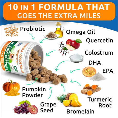 BARK&SPARK - BARK&SPARK Advanced Dog Allergy Itch Relief Chews Bacon 120 Masticables - The Red Vitamin MX - Remedios Para La Picazón De Perros - {{ shop.shopifyCountryName }}