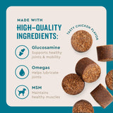 VetIQ Glucosamine Hip & Joint Supplement for Dogs 60 Masticables