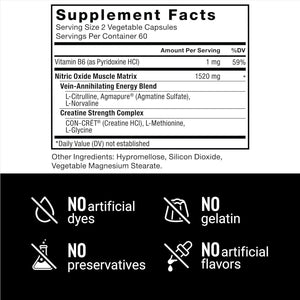 FORCE FACTOR - Force Factor Volcano Pre Workout Nitric Oxide Booster 120 Capsulas 2 Pack - The Red Vitamin MX - Suplementos Alimenticios - {{ shop.shopifyCountryName }}