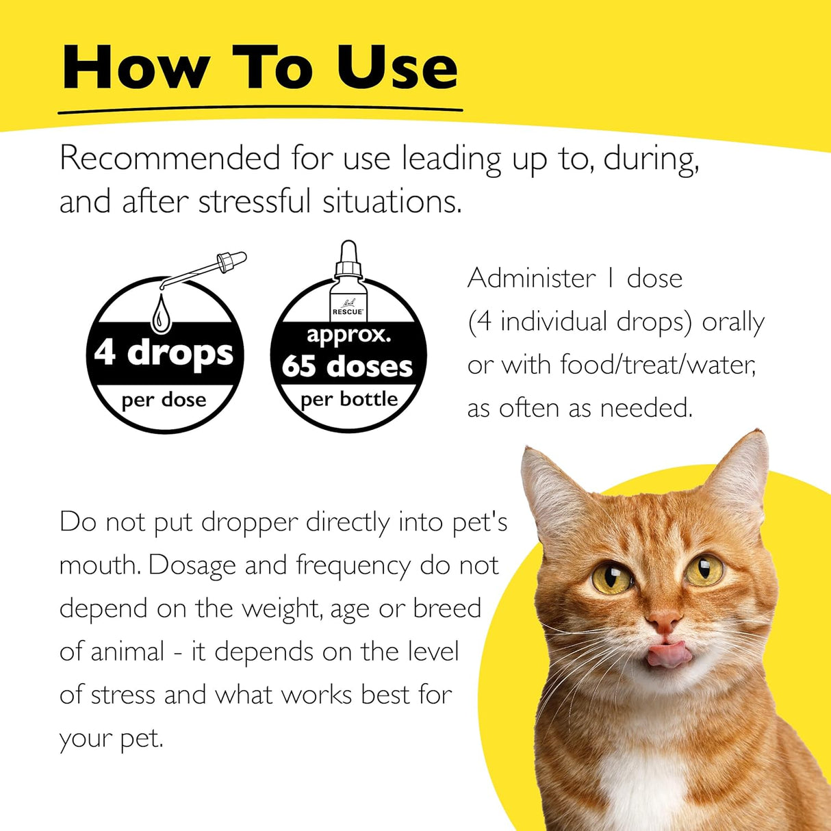 Bach RESCUE REMEDY PET for Cats 10Ml.