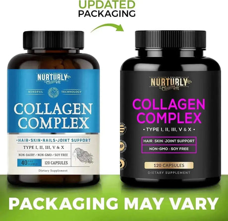 NURTURLY - NURTURLY Multi Collagen Peptides Powder 120 Capsulas - The Red Vitamin MX - Suplementos Alimenticios - {{ shop.shopifyCountryName }}