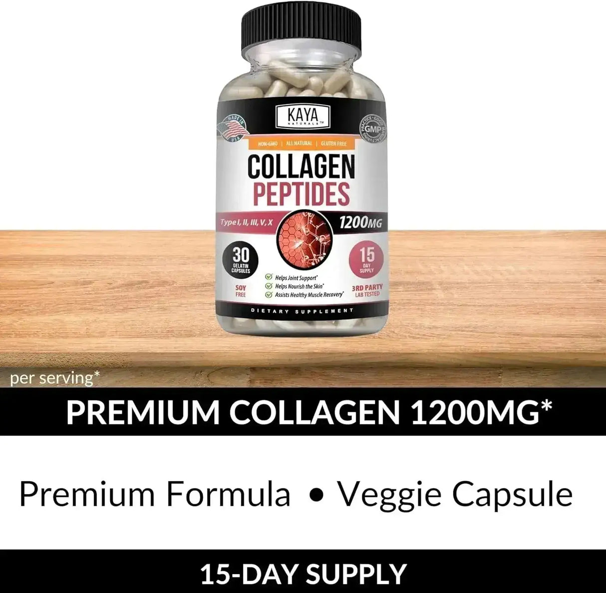 KAYA NATURALS - Kaya Naturals Multi Collagen Peptides Complex 30 Capsulas - The Red Vitamin MX - Suplementos Alimenticios - {{ shop.shopifyCountryName }}
