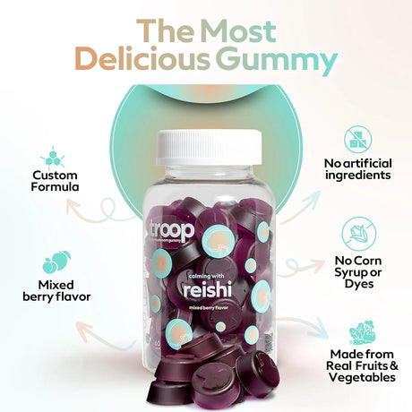 TROOP - Troop Reishi Mushroom Gummies 60 Gomitas - The Red Vitamin MX - Suplementos Alimenticios - {{ shop.shopifyCountryName }}
