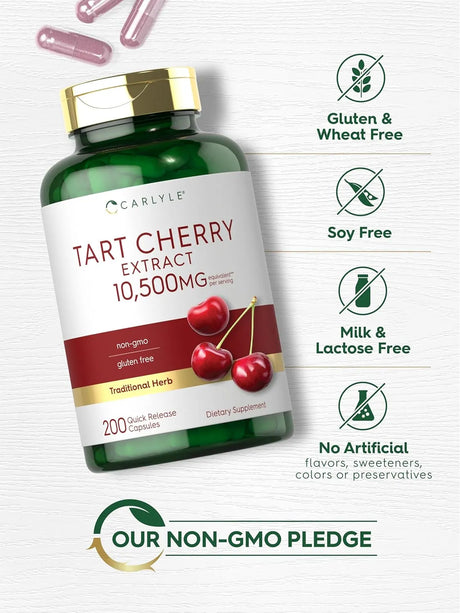 CARLYLE - Carlyle Tart Cherry 10,500Mg. 200 Capsulas - The Red Vitamin MX - Suplementos Alimenticios - {{ shop.shopifyCountryName }}