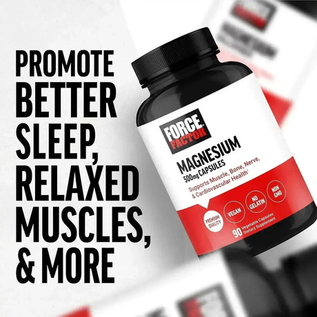 FORCE FACTOR - Force Factor Magnesium Complex 500Mg. 90 Capsulas - The Red Vitamin MX - Suplementos Alimenticios - {{ shop.shopifyCountryName }}