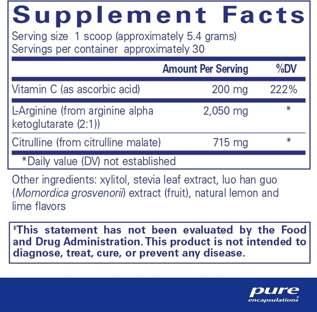 PURE ENCAPSULATIONS - Pure Encapsulations Nitric Oxide Support Powder 162Gr. - The Red Vitamin MX - Suplementos Alimenticios - {{ shop.shopifyCountryName }}