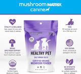 OM - Om Mushroom Matrix Healthy Pet Mushroom Supplement 100Gr. - The Red Vitamin MX - Suplementos Herbales Para Perros - {{ shop.shopifyCountryName }}