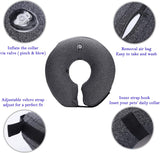 Katoggy Inflatable Dog Collar DARK GREY MEDIUM
