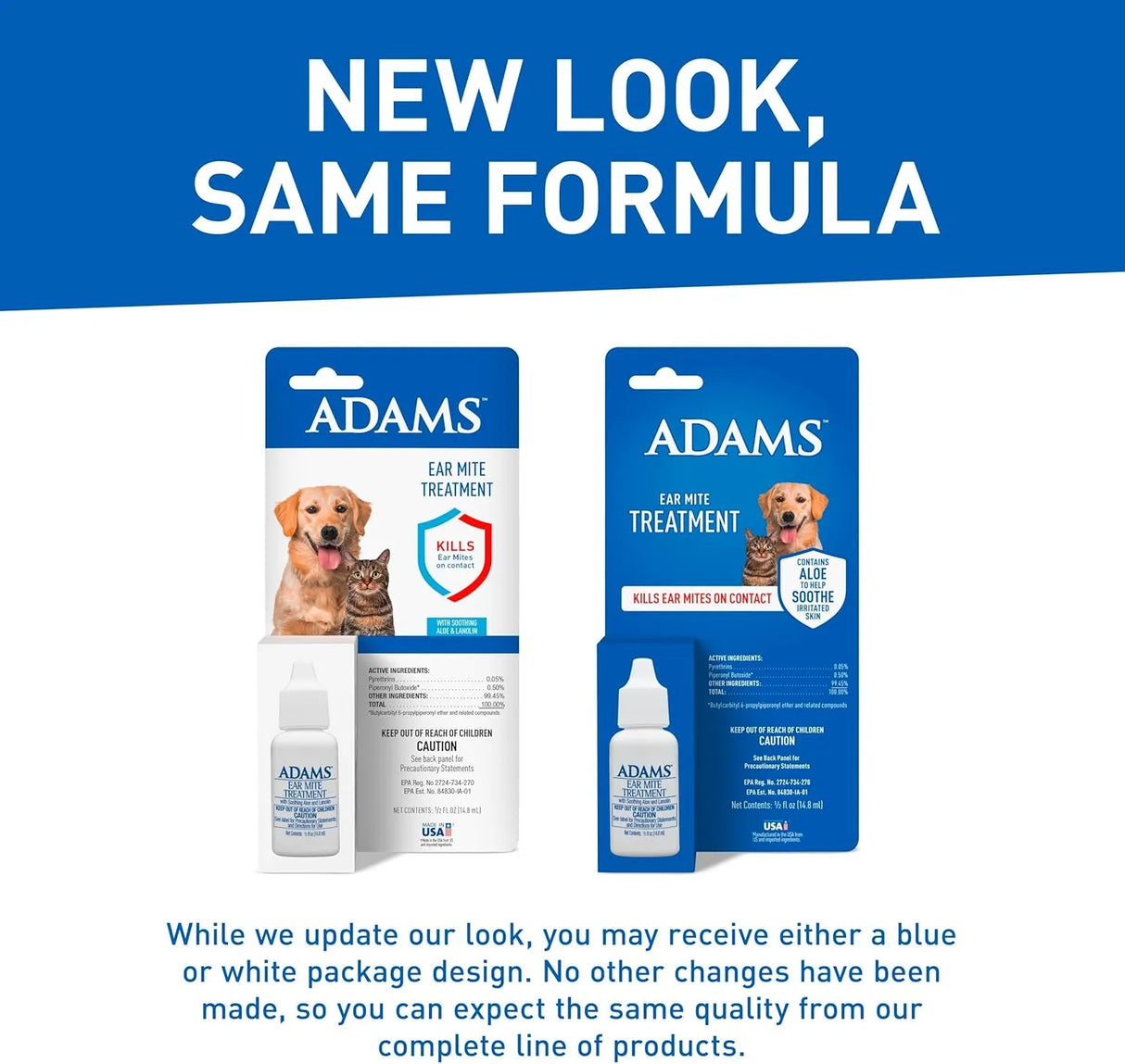 ADAMS - Adams Ear Mite Treatment For Dogs and Cats Over 12 Weeks .5 Fl.Oz. - The Red Vitamin MX - Cuidado Del Oído De Perros - {{ shop.shopifyCountryName }}