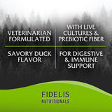 FIDELIS Probiotic Plus+ Pet Probiotics for Dogs 120 Masticables