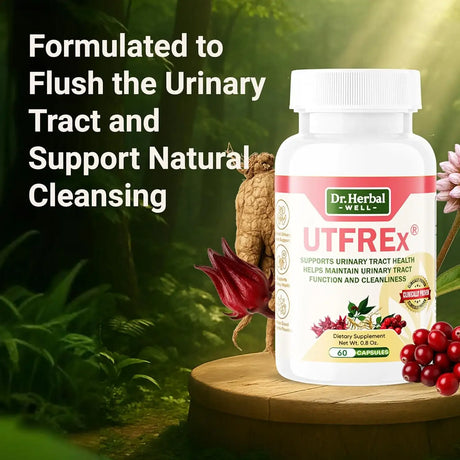 DR. HERBAL WELL - DR. HERBAL WELL UTFREX Clinically Proven Urinary Tract UTI Health 60 Capsulas - The Red Vitamin MX - Suplementos Alimenticios - {{ shop.shopifyCountryName }}