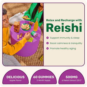 FUNGIES - Fungies Reishi Mushroom Gummies 60 Gomitas - The Red Vitamin MX - Suplementos Alimenticios - {{ shop.shopifyCountryName }}