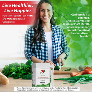 CARDIOSMILE - Cardiosmile Plant Sterols Supports Healthy Cholesterol 30 Paquetes - The Red Vitamin MX - Suplementos Alimenticios - {{ shop.shopifyCountryName }}