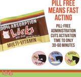 Licks Pill-Free Cat Multivitamin Gel Packets 30 Paquetes