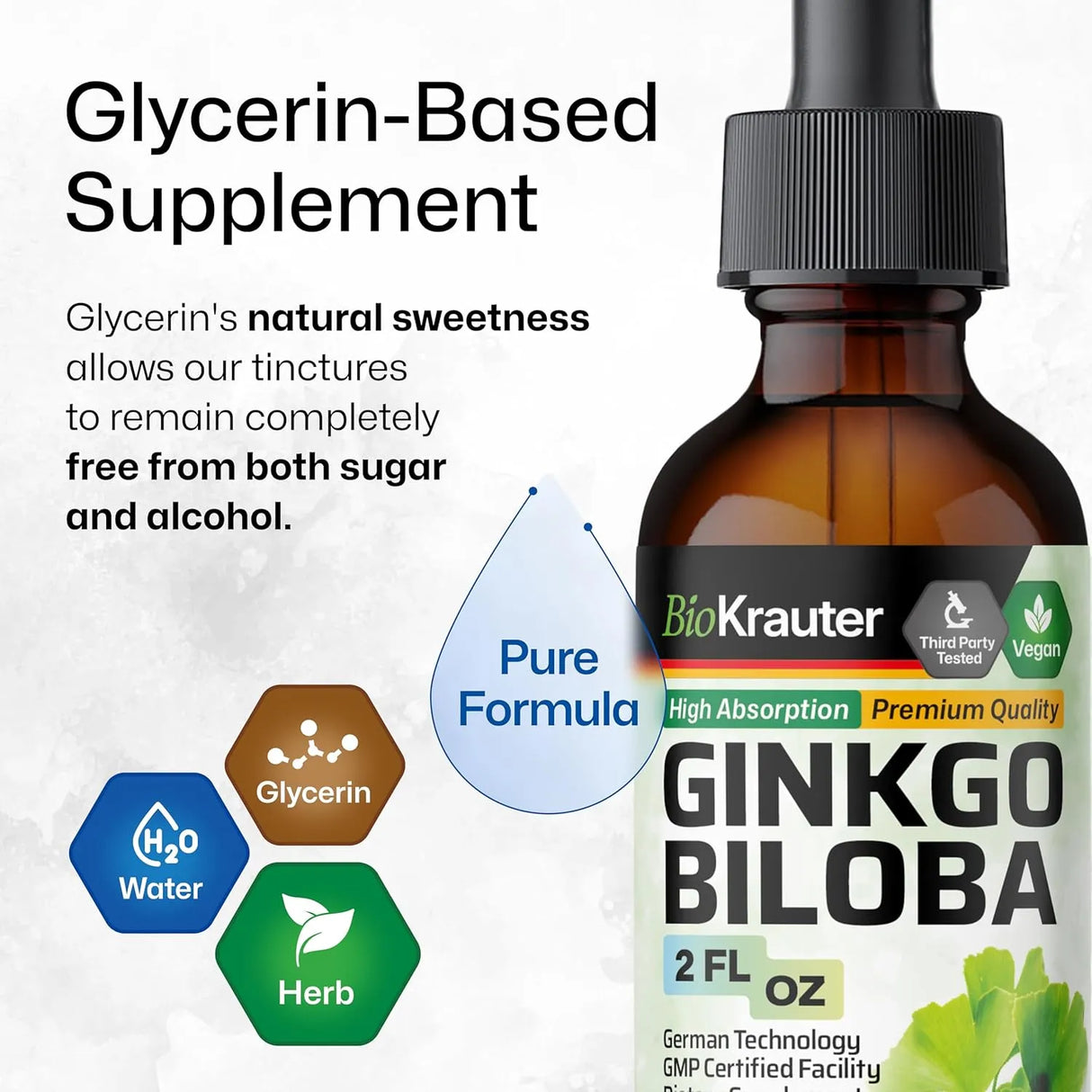 BIOKRAUTER - BIO KRAUTER Ginkgo Biloba Extract 2 Fl.Oz. - The Red Vitamin MX - Suplementos Alimenticios - {{ shop.shopifyCountryName }}