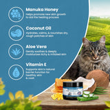 ResQ Organics Cat Paw Balm Cat Cream Hot Spot Treatment 2 Oz.