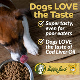 HAPPY JACK Cod Liver Fish Oil for Dogs Skin and Coat 16 Fl.Oz.