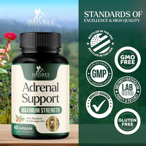 NATURE'S NUTRITION - Nature's Nutrition Adrenal Support 60 Capsulas - The Red Vitamin MX - Suplementos Alimenticios - {{ shop.shopifyCountryName }}