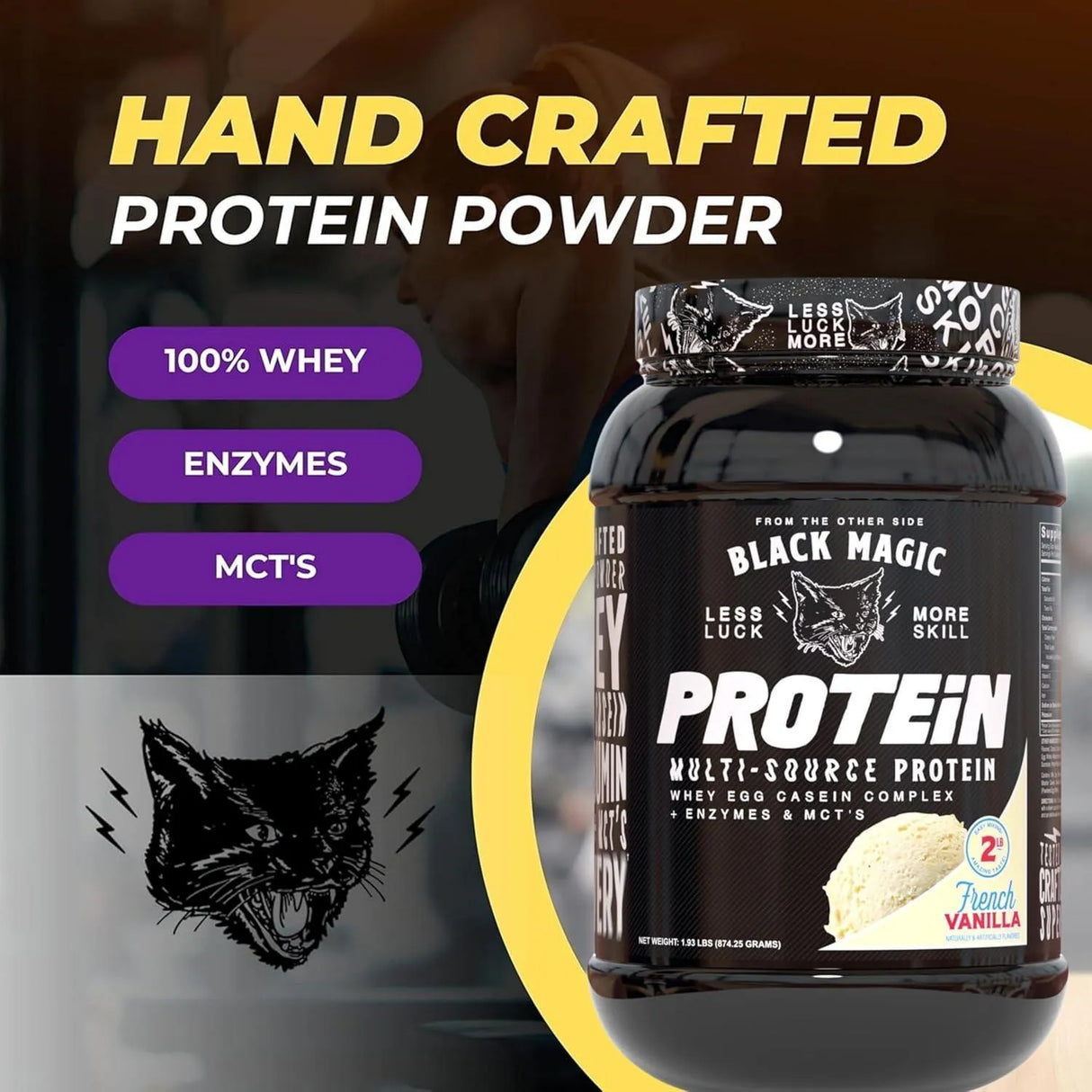 BLACK MAGIC - Black Magic Multi-Source Protein Powder French Vanilla 874Gr. - The Red Vitamin MX - Suplementos Alimenticios - {{ shop.shopifyCountryName }}