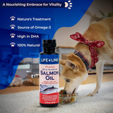 Life Line Pet Nutrition Wild Alaskan Salmon Oil Omega-3 8.5 Fl.Oz.