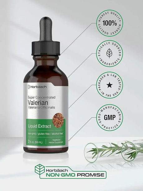 HORBAACH - Horbaach Valerian Root Extract Drops Alcohol Free 2 Fl.Oz. - The Red Vitamin MX - Suplementos Alimenticios - {{ shop.shopifyCountryName }}