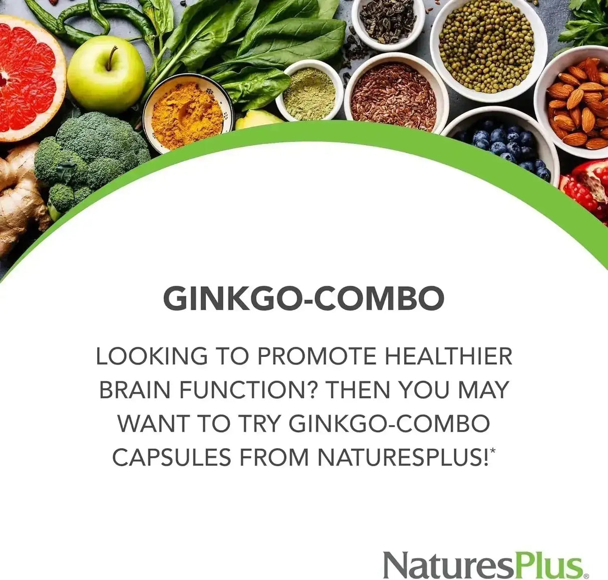 NATURES PLUS - Natures Plus Ginkgo Biloba-Combo 120Mg. 60 Capsulas - The Red Vitamin MX - Suplementos Alimenticios - {{ shop.shopifyCountryName }}