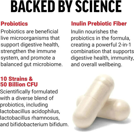 FORCE FACTOR - FORCE FACTOR Probiotic for Women 50 Billion CFU 60 Capsulas - The Red Vitamin MX - Suplementos Alimenticios - {{ shop.shopifyCountryName }}