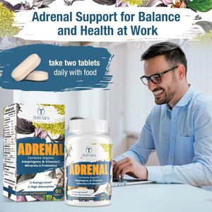 TERVAIES - Tervaies Adrenal Support 60 Tabletas 2 Pack - The Red Vitamin MX - Suplementos Alimenticios - {{ shop.shopifyCountryName }}