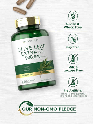 CARLYLE - Carlyle Olive Leaf Extract 9,000Mg. 100 Capsulas - The Red Vitamin MX - Suplementos Alimenticios - {{ shop.shopifyCountryName }}