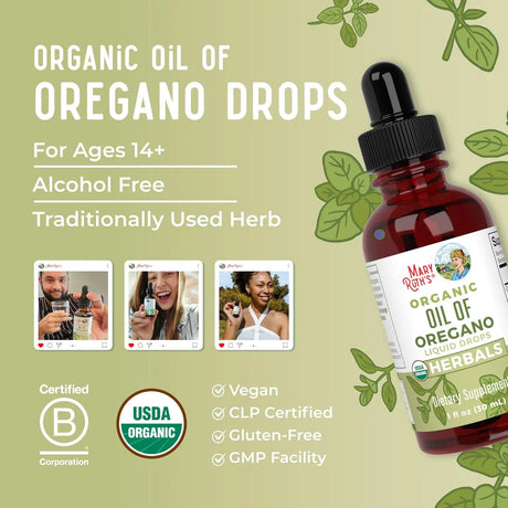MARY RUTH ORGANICS - MaryRuth Organics Oregano Oil Drops 1 Fl.Oz. - The Red Vitamin MX - Suplementos Alimenticios - {{ shop.shopifyCountryName }}