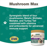 NATURVET - NaturVet Mushroom Max Advanced Immune Support Dog Supplement 60 Masticables - The Red Vitamin MX - Suplementos Herbales Para Perros - {{ shop.shopifyCountryName }}