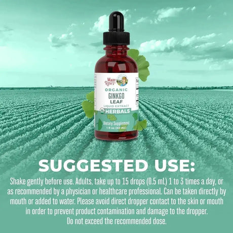 MARY RUTH ORGANICS - MaryRuth Organics Ginkgo Leaf Liquid Drops 30Ml. - The Red Vitamin MX - Suplementos Alimenticios - {{ shop.shopifyCountryName }}
