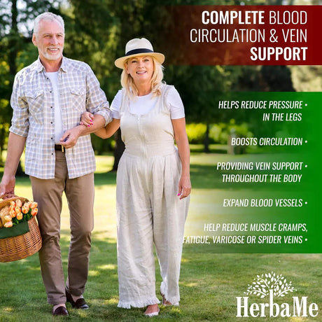 HERBAME - HerbaMe Blood Circulation Supplement 120 Capsulas - The Red Vitamin MX - Suplementos Alimenticios - {{ shop.shopifyCountryName }}