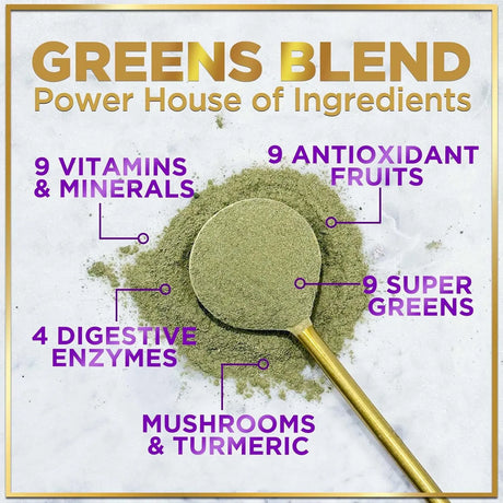 HELLO LOVELY! - Hello Lovely! Greens Superfood Powder 30 Servicios Mixed Berry 270Gr. - The Red Vitamin MX - Suplementos Alimenticios - {{ shop.shopifyCountryName }}