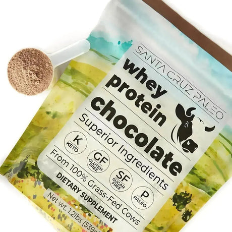 SANTA CRUZ PALEO - Santa Cruz Paleo Whey Protein Powder Grass Fed 20 Servicios Chocolate 539Gr. - The Red Vitamin MX - Suplementos Alimenticios - {{ shop.shopifyCountryName }}