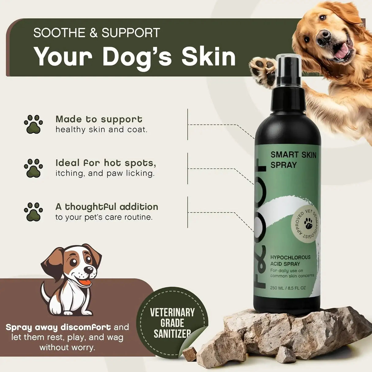 FLOOF - Floof Hot Spot Spray for Dogs 8.5 Fl.Oz. - The Red Vitamin MX - Remedios Para La Picazón De Perros - {{ shop.shopifyCountryName }}