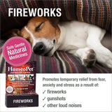HOMEOPET - HomeoPet Fireworks Safe and Natural Loud-Noise-Anxiety Calming Supplement 15Ml. - The Red Vitamin MX - Relajantes Para Perros - {{ shop.shopifyCountryName }}