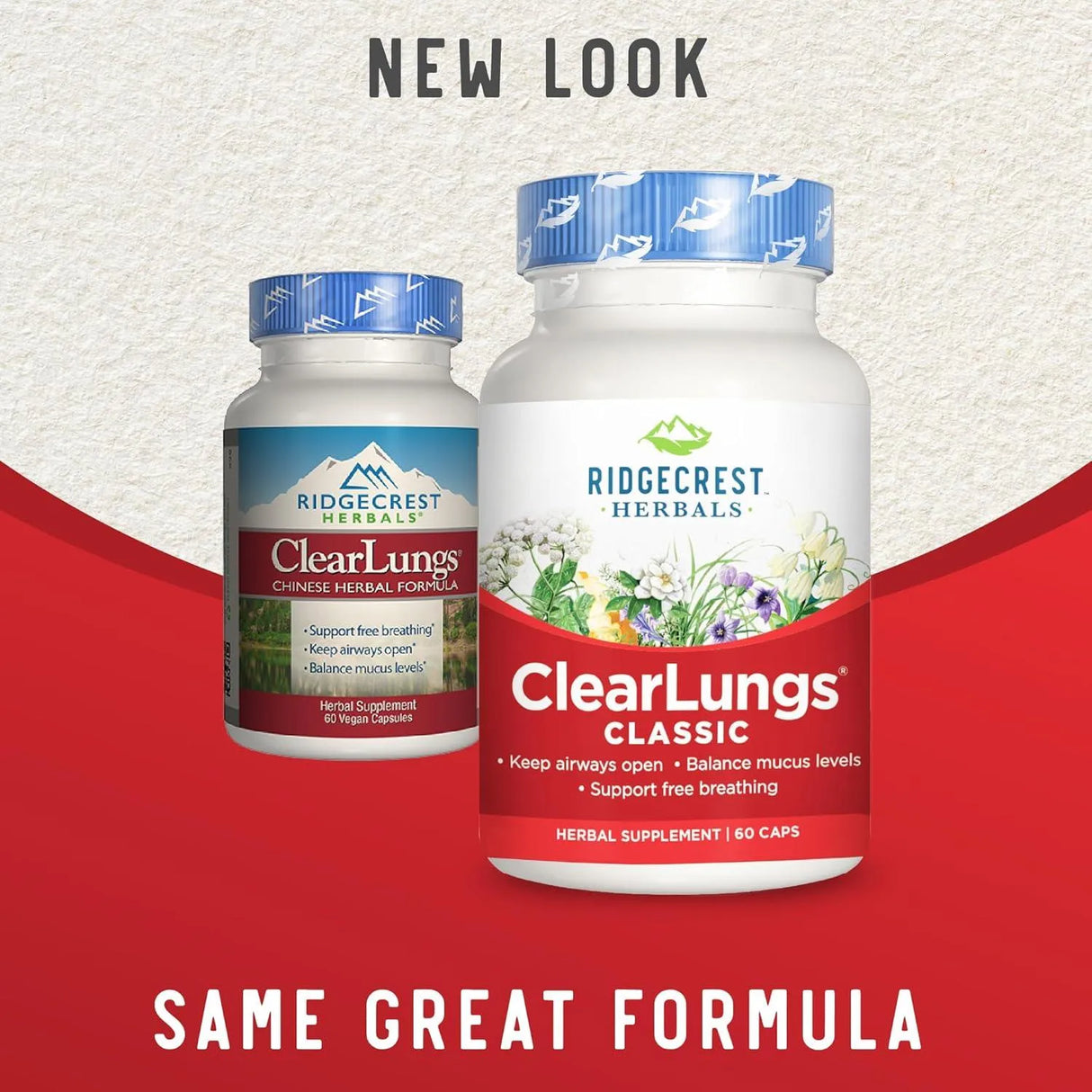 RIDGECREST HERBALS - RidgeCrest Herbals ClearLungs Classic 60 Capsulas - The Red Vitamin MX - Suplementos Alimenticios - {{ shop.shopifyCountryName }}