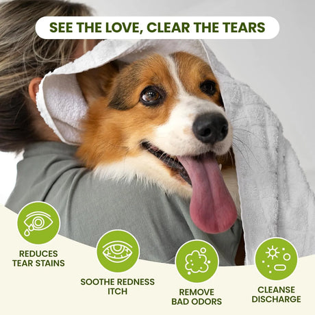 PAWSONO - PawSono Eye Wipes for Dogs & Cats Unscent 100 Toallitas - The Red Vitamin MX - Cuidado De Los Ojos De Los Perros - {{ shop.shopifyCountryName }}