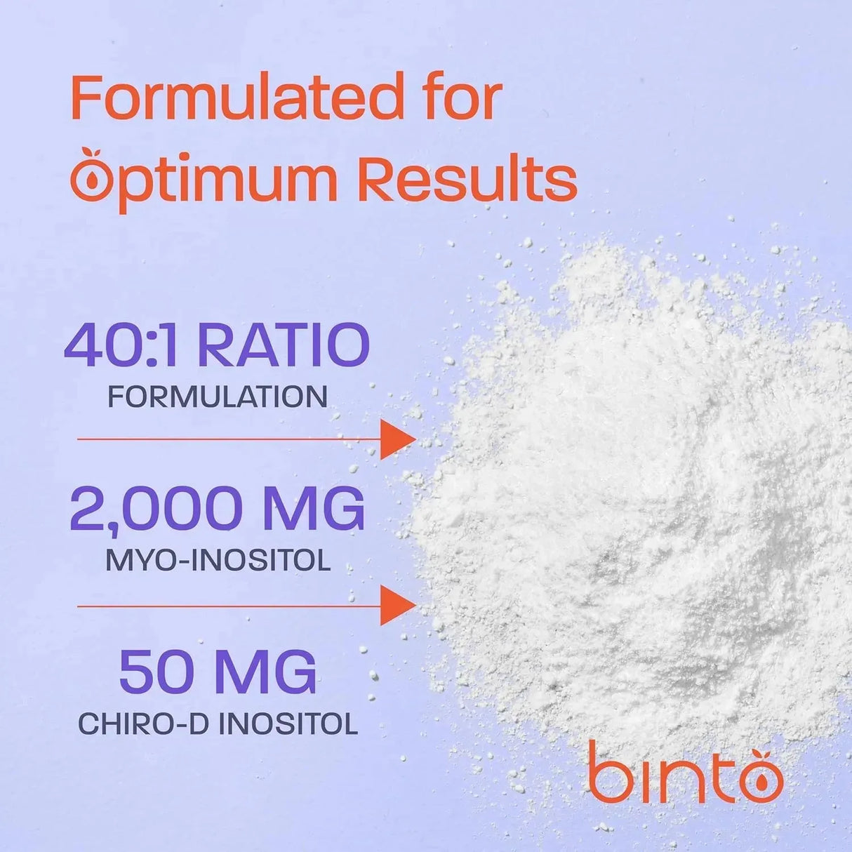 BINTO - Binto Inositol Powder Mix 40:1 Ratio 126Gr. - The Red Vitamin MX - Suplementos Alimenticios - {{ shop.shopifyCountryName }}