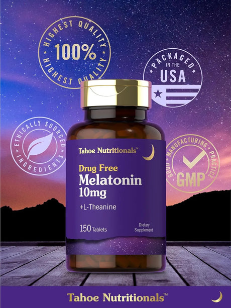 TAHOE NUTRITIONALS - Tahoe Nutritionals Melatonin 10Mg. 150 Tabletas - The Red Vitamin MX - Suplementos Alimenticios - {{ shop.shopifyCountryName }}