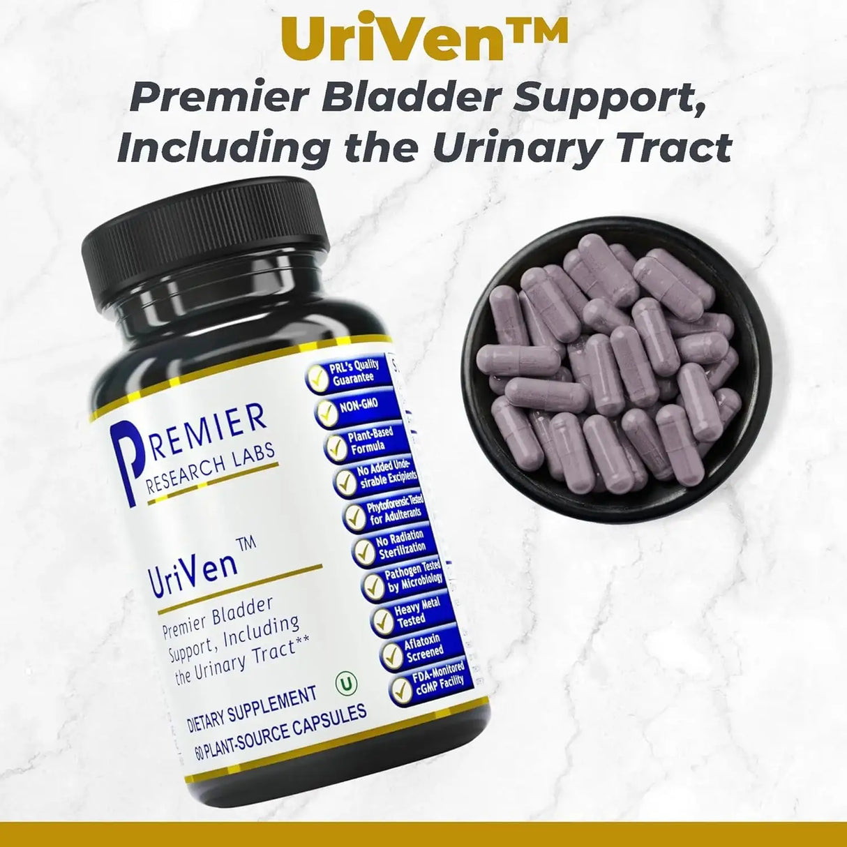 PREMIER RESEARCH LABS - Premier Research Labs UriVen Bladder Health Support for Women & Men 60 Capsulas - The Red Vitamin MX - Suplementos Alimenticios - {{ shop.shopifyCountryName }}