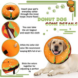 Cneo Recovery Donut Collar HAMBURGER MEDIUM