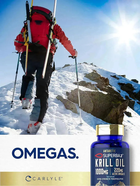 CARLYLE - Carlyle Antarctic Krill Oil 1000Mg. 60 Capsulas Blandas - The Red Vitamin MX - Suplementos Alimenticios - {{ shop.shopifyCountryName }}