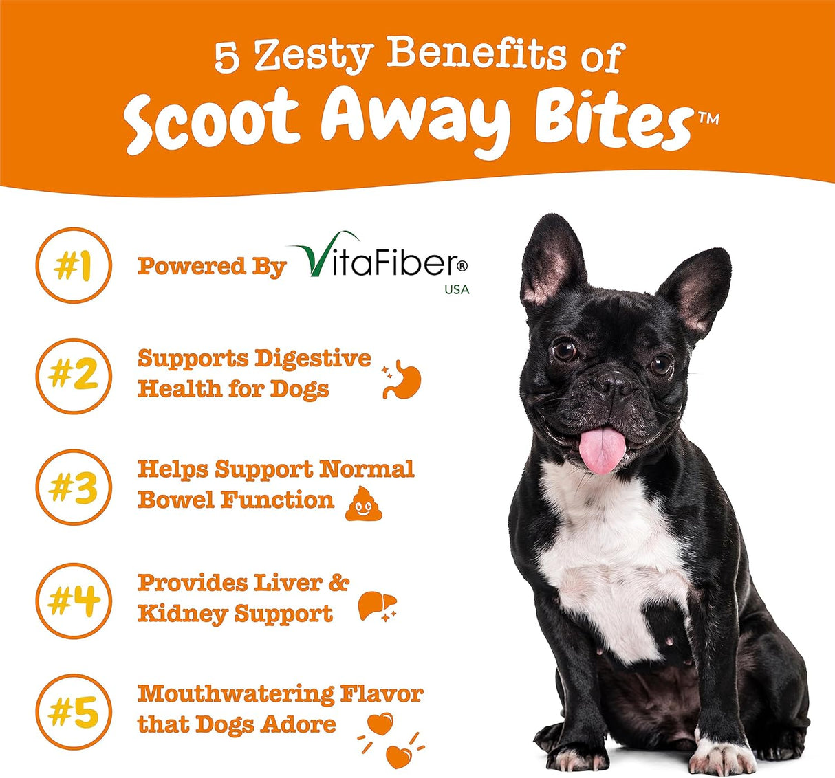 Zesty Paws Scoot Away Soft Chews 90 Masticables