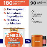 GOODGROWLIES - GOODGROWLIES Omega 3 Fish Oil for Dogs Peanut Butter Flavor 180 Masticables - The Red Vitamin MX - Aceite De Pescado Para Perros - {{ shop.shopifyCountryName }}