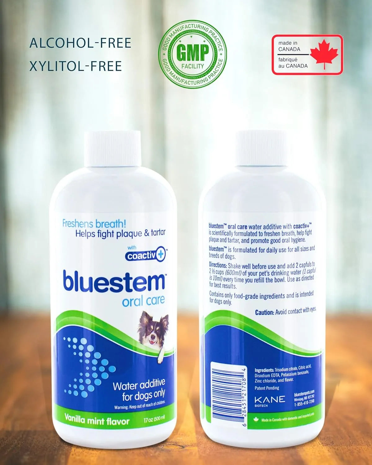 BLUESTEM - Bluestem Pet Water Additive Oral Care Dogs Only Vanilla Mint 500Ml. - The Red Vitamin MX - Cuidado Dental Para Perros - {{ shop.shopifyCountryName }}