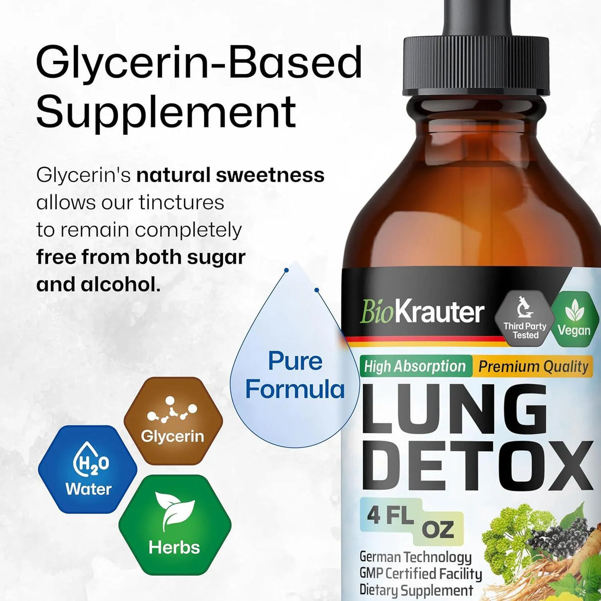 BIOKRAUTER - Bio Krauter Lung Detox Tincture 4 Fl.Oz. - The Red Vitamin MX - Suplementos Alimenticios - {{ shop.shopifyCountryName }}